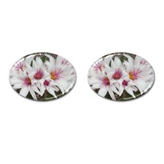 Bloom Cactus  Cufflinks (oval) by ADIStyle