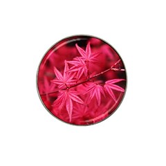 Red Autumn Golf Ball Marker 4 Pack (for Hat Clip)