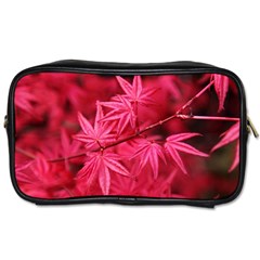 Red Autumn Travel Toiletry Bag (Two Sides)