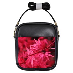 Red Autumn Girl s Sling Bag