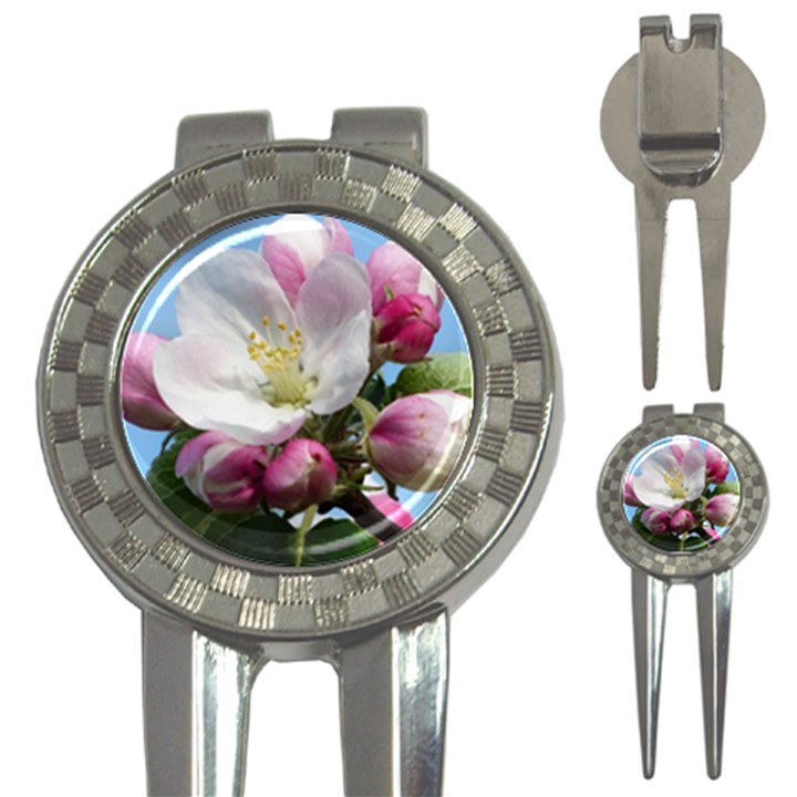 Apple Blossom  Golf Pitchfork & Ball Marker