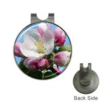 Apple Blossom  Hat Clip with Golf Ball Marker Front