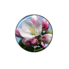 Apple Blossom  Golf Ball Marker 4 Pack (for Hat Clip) by ADIStyle