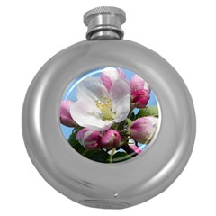 Apple Blossom  Hip Flask (round) by ADIStyle