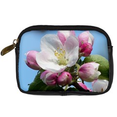 Apple Blossom  Digital Camera Leather Case by ADIStyle