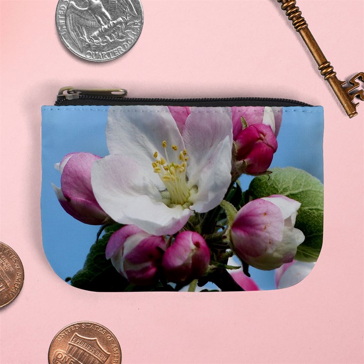 Apple Blossom  Coin Change Purse