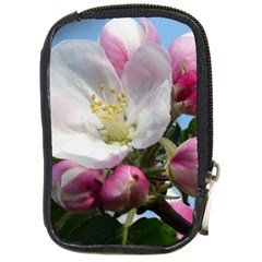 Apple Blossom  Compact Camera Leather Case by ADIStyle