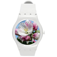 Apple Blossom  Plastic Sport Watch (Medium)