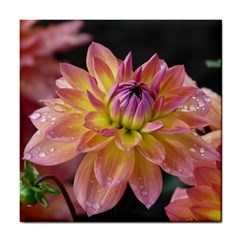 Dahlia Garden  Ceramic Tile by ADIStyle