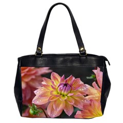 Dahlia Garden  Oversize Office Handbag (two Sides)