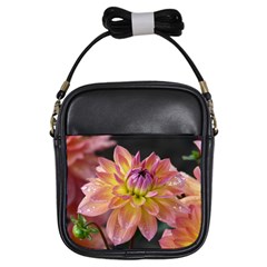 Dahlia Garden  Girl s Sling Bag