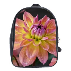 Dahlia Garden  School Bag (xl) by ADIStyle