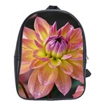 Dahlia Garden  School Bag (XL) Front