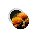 Flowers Butterfly 1.75  Button Magnet Front