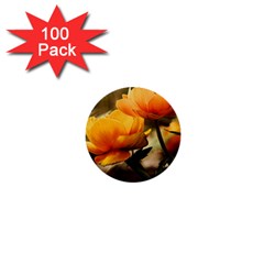 Flowers Butterfly 1  Mini Button (100 Pack) by ADIStyle