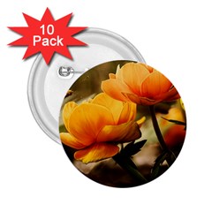 Flowers Butterfly 2 25  Button (10 Pack) by ADIStyle