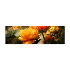 Flowers Butterfly Bumper Sticker by ADIStyle