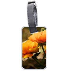 Flowers Butterfly Luggage Tag (one Side) by ADIStyle