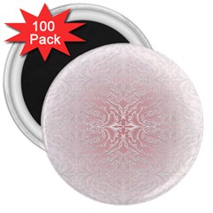 Elegant Damask 3  Button Magnet (100 Pack) by ADIStyle