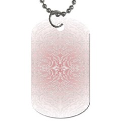 Elegant Damask Dog Tag (two Sided)  by ADIStyle