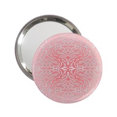 Pink Elegant Damask Handbag Mirror (2 25 ) by ADIStyle