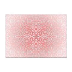 Pink Elegant Damask A4 Sticker 100 Pack by ADIStyle