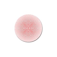 Pink Elegant Damask Golf Ball Marker by ADIStyle