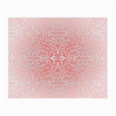 Pink Elegant Damask Glasses Cloth (small)