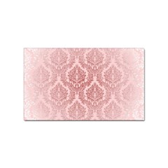 Luxury Pink Damask Sticker 10 Pack (rectangle) by ADIStyle