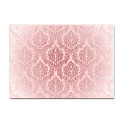 Luxury Pink Damask A4 Sticker 10 Pack by ADIStyle