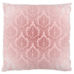 Luxury Pink Damask Large Cushion Case (one Side) by ADIStyle