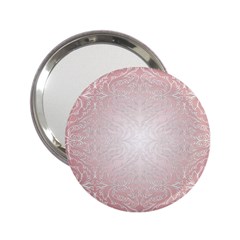 Pink Damask Handbag Mirror (2 25 ) by ADIStyle