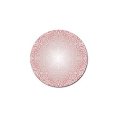 Pink Damask Golf Ball Marker by ADIStyle