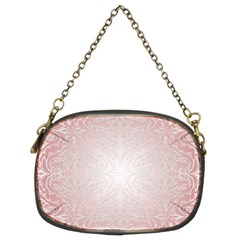 Pink Damask Chain Purse (two Side) by ADIStyle