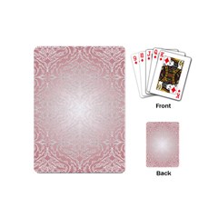 Pink Damask Playing Cards (mini) by ADIStyle