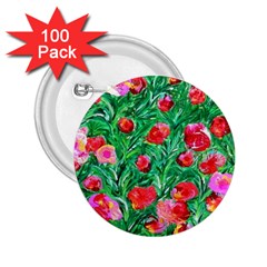 Flower Dreams 2 25  Button (100 Pack) by dawnsebaughinc