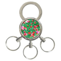 Flower Dreams 3-ring Key Chain