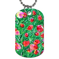 Flower Dreams Dog Tag (one Sided) by dawnsebaughinc