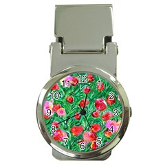 Flower Dreams Money Clip With Watch