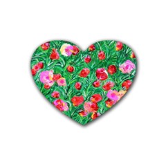 Flower Dreams Drink Coasters (heart)