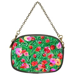 Flower Dreams Chain Purse (one Side) by dawnsebaughinc