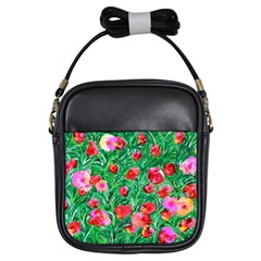 Flower Dreams Girl s Sling Bag by dawnsebaughinc