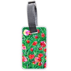 Flower Dreams Luggage Tag (one Side) by dawnsebaughinc