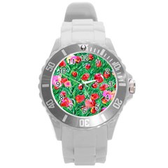 Flower Dreams Plastic Sport Watch (large)