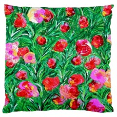 Flower Dreams Large Cushion Case (one Side) by dawnsebaughinc