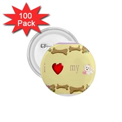 I Love My Dog! II 1.75  Button (100 pack)