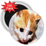 Sweet Face :) 3  Button Magnet (100 pack) Front