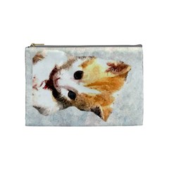 Sweet Face ;) Cosmetic Bag (medium) by mysticalimages