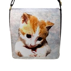 Sweet Face ;) Flap Closure Messenger Bag (large) by mysticalimages