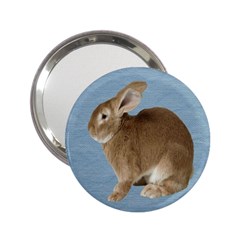 Cute Bunny Handbag Mirror (2 25 ) by mysticalimages